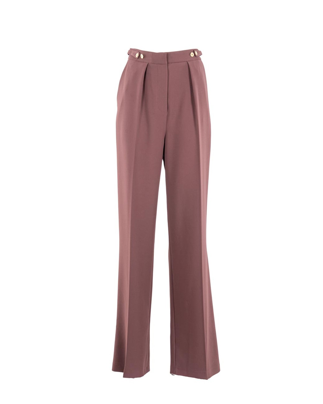 shop ELISABETTA FRANCHI  Pantalone: Elisabetta Franchi pantaloni in crêpe con accessorio gioiello.
Pantaloni in crêpe dalla vestibilità regular. 
Piega al centro e tasche alla francese, hanno dettagli in metallo dorato.
Chiusura con gancio.
Composizione: 95%Poliestere 05%Elastane.
Fabbricato in Italia.. PA09956E2-EA4 number 8998921